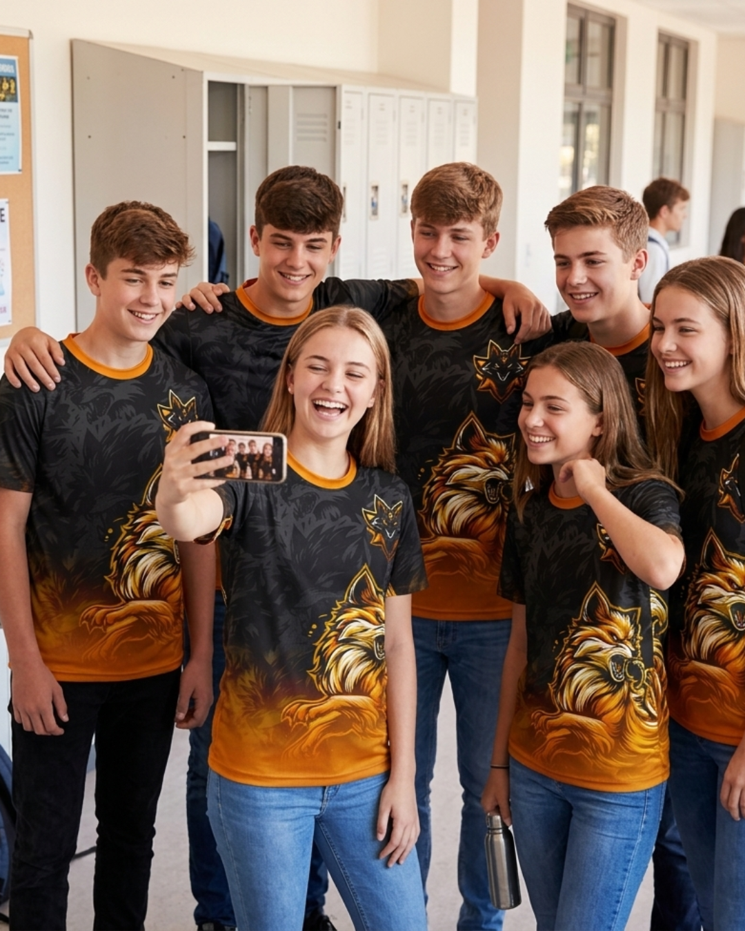 Camisetas personalizadas para interclasse do Terceirão e 9º ano, com alta qualidade, conforto e personalização completa para sua turma.