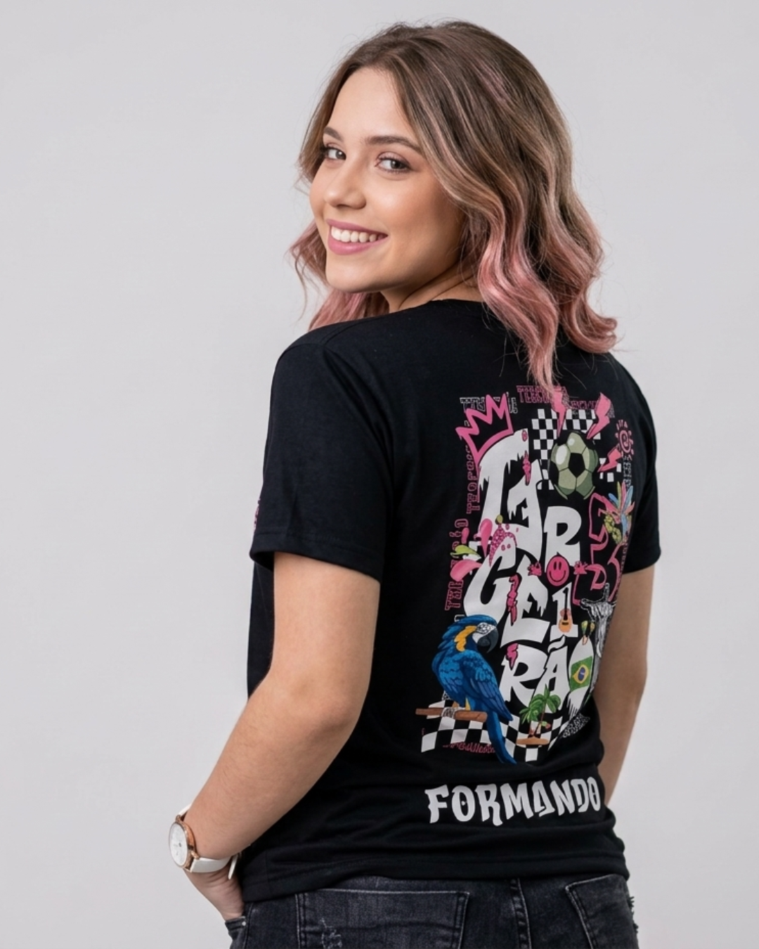 Camisetas personalizadas para interclasse do Terceirão e 9º ano, com alta qualidade, conforto e personalização completa para sua turma.